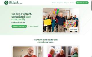 Mill Brook Rehabilitation & Healthcare Center website