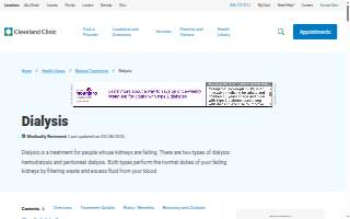 Dialysis Center of Fall River website