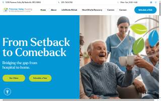 Potomac Valley Rehabilitation and Healthcare Center website