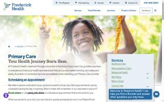 Frederick Health Primary Care (Liberty Office) website