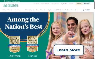 Nemours Health Clinic website