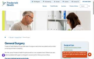 Frederick Health Medical Group Surgery website