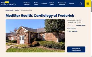 MedStar Health: Cardiology at Frederick website