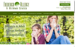 Frederick Allergy & Asthma Center website
