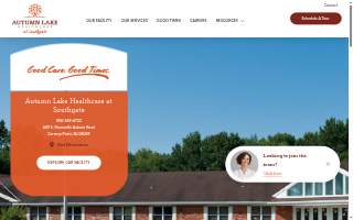 Autumn Lake Healthcare at Southgate website