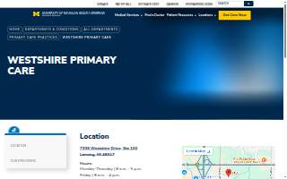 Westshire Primary Care | University of Michigan Health-Sparrow website