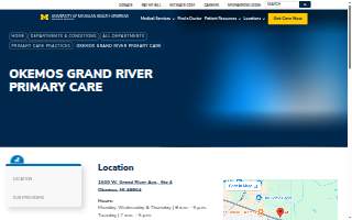 Okemos Grand River Primary Care | University of Michigan Health-Sparrow website