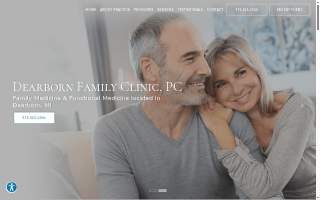 Dearborn Family Clinic, PC website