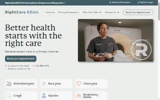 RightCare Clinic of Grand Rapids website