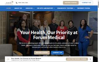 Forum Medical Clinic East website
