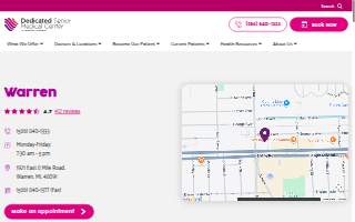 Dedicated Senior Medical Center of Warren website