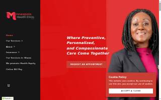 Minneapolis Health Clinic website