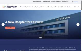 Fairview Health Services website