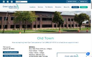Great Lake Bay Health Centers Old Town website