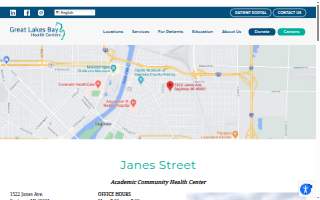 Great Lake Bay Health Centers Janes Street website