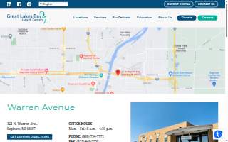 Great Lake Bay Health Centers Warren Avenue Dental website