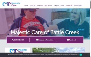Majestic Care of Battle Creek website