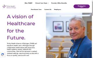 Trinity Health Alliance of Michigan website