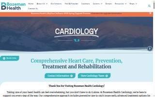 Bozeman Health Cardiology Clinic website