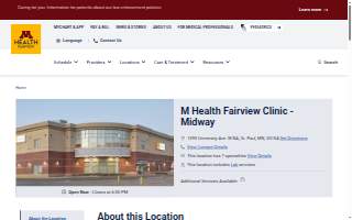 HealthEast Midway Clinic INTERNAL MEDICINE website