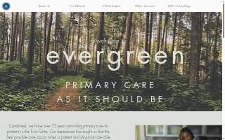 Evergreen Primary Care website