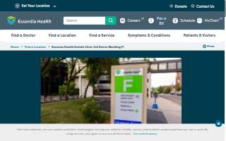 Duluth Clinic website