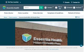 Essentia Health-Miller Hill Health Plaza website