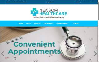 Newsom Healthcare of Desoto County, LLC website