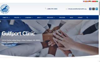 Coastal Family Health Center Gulfport Clinic website