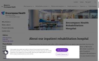 Encompass Health Rehabilitation Hospital of Gulfport website