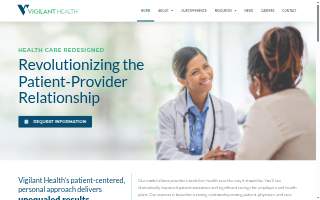 Vigilant Health website