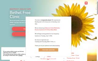 Bethel Free Health Clinic website