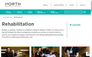 North Memorial Health Rehabilitation Therapy Clinic – Maple Grove (South) website