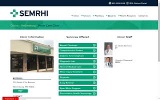 Semrhi-Minor Care Clinic website
