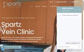 Spartz Vein Clinic - Eagan website