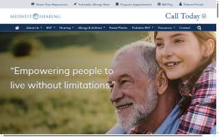 Midwest Hearing website