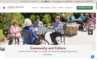 Eagan Pointe Senior Living website