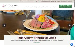Lexington Pointe Senior Living website