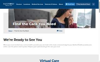 My Sanford Nurse website