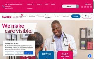 Swope Health Central website
