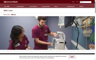 MSU Care Clinic website