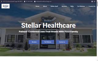 Stellar Healthcare website