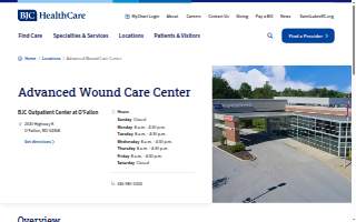 Advanced Wound Care Center website