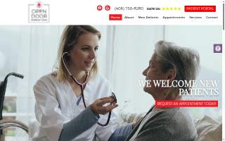 Open Door Medical Clinic website
