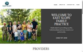 East Slope Family Practice website