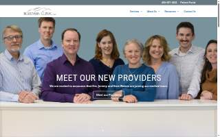 Bozeman Clinic website