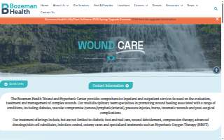 Bozeman Health Wound Clinic website