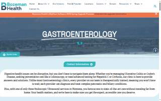 Bozeman Health Cottonwood Gastroenterology website