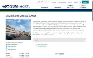 SSM Health Medical Group of St Charles website