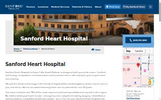 Sanford Heart Hospital website